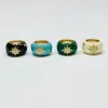 enamel bead charm, 14mm sold by Theodosia
