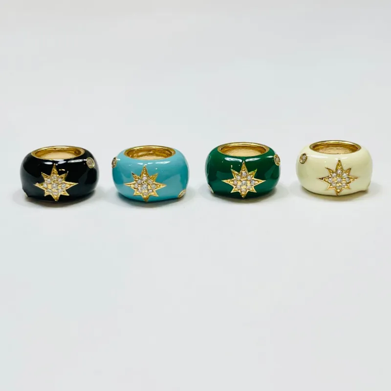 enamel bead charm, 14mm sold by Theodosia