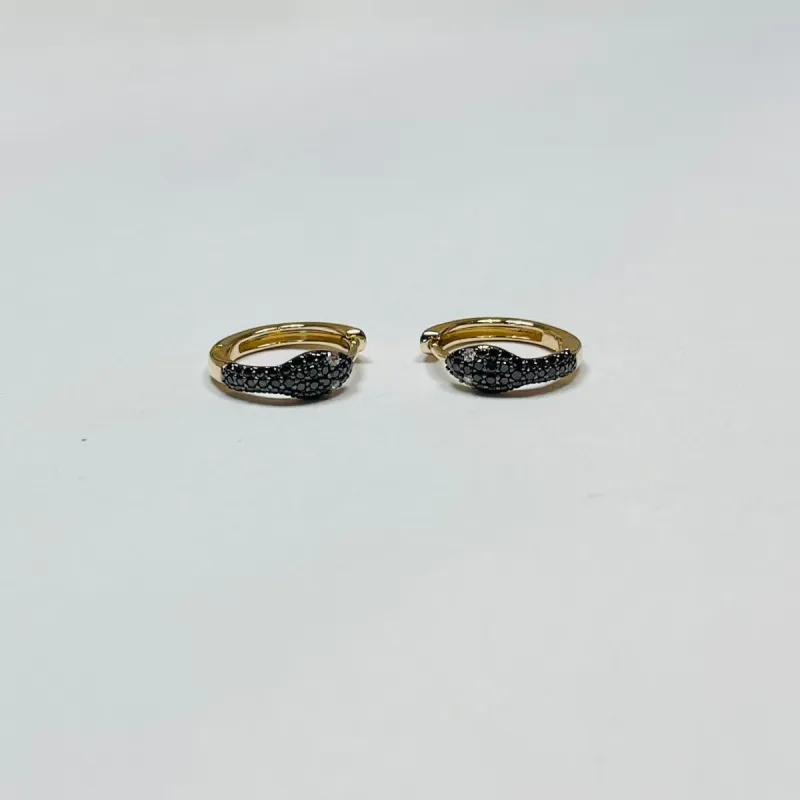 black diamond snake huggies sold by Theodosia