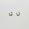 bezel horseshoe studs sold by Theodosia