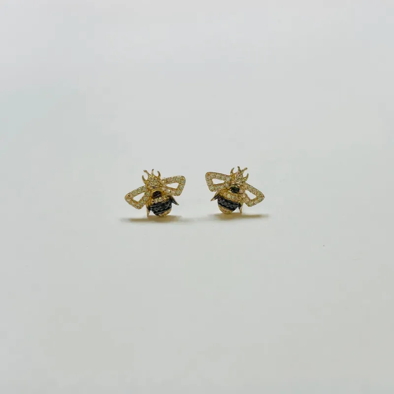bee studs sold by Theodosia