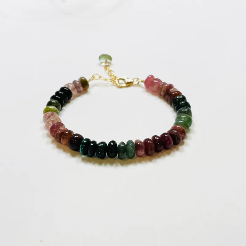 watermelon tourmaline bracelet sold by Theodosia