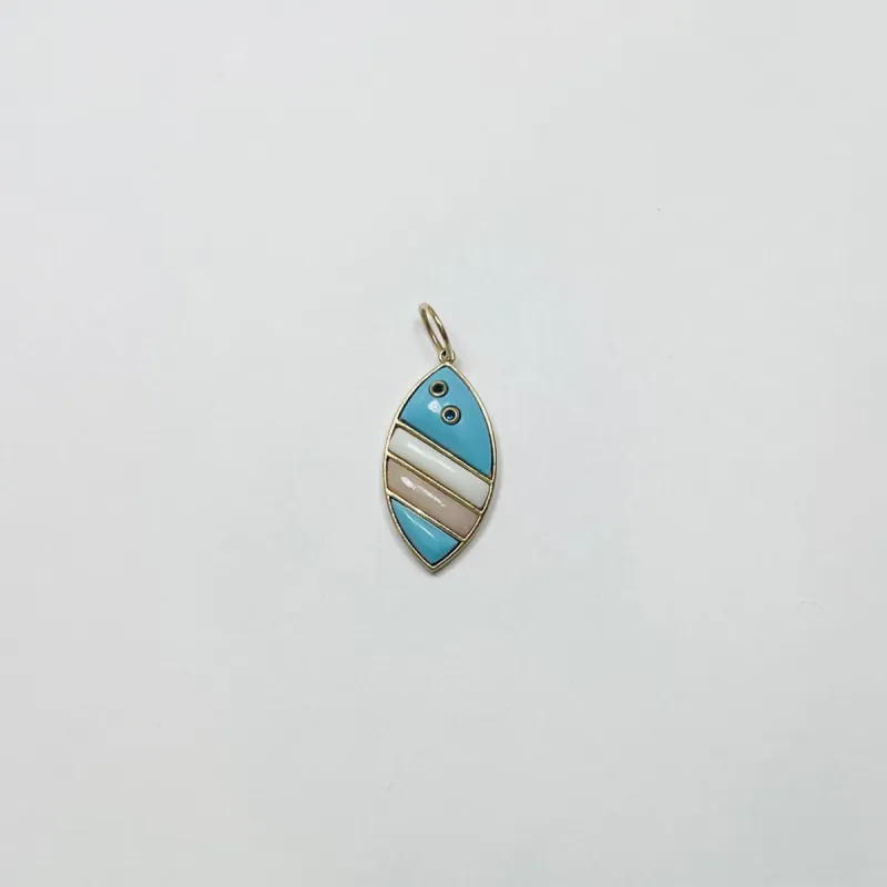 surfboard pendant sold by Theodosia