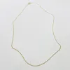 14 kt gold micro rolo chain sold by Theodosia