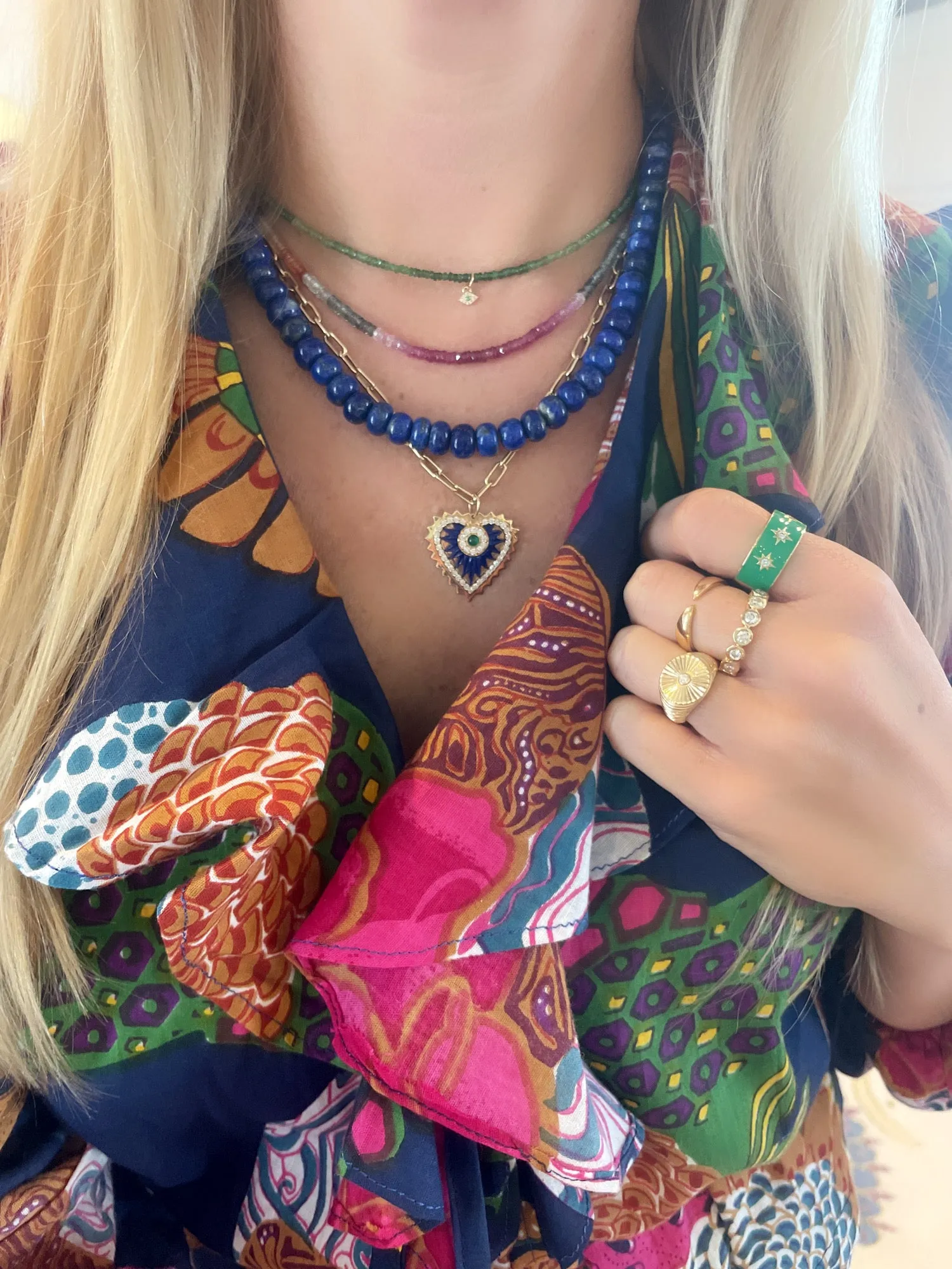 bezel set diamond band sold by Theodosia product image thumbnail 2