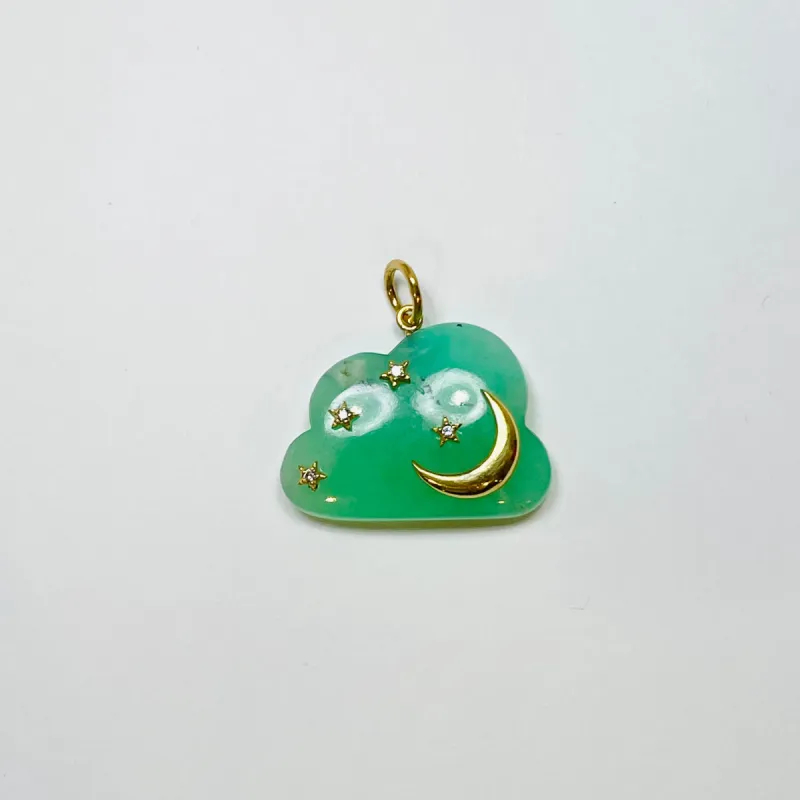 chrysoprase cloud pendant sold by Theodosia
