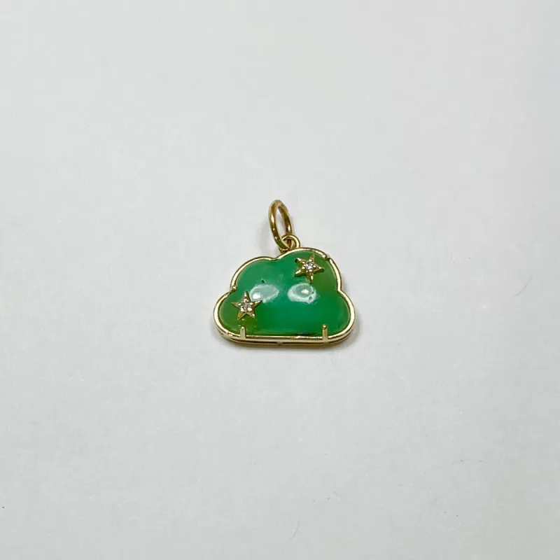 cloud pendant, chrysoprase sold by Theodosia