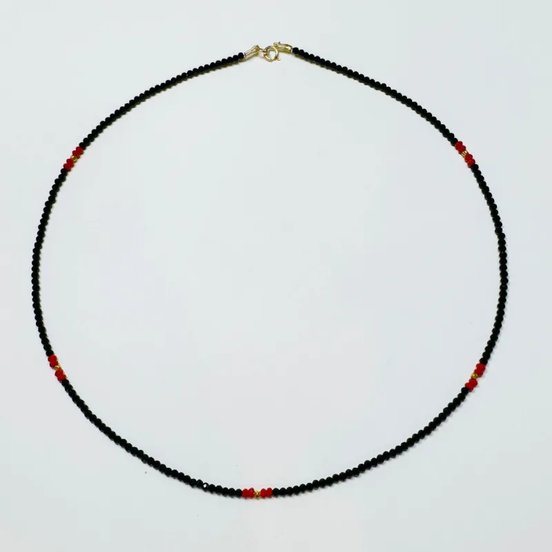 gameday color block necklace sold by Theodosia