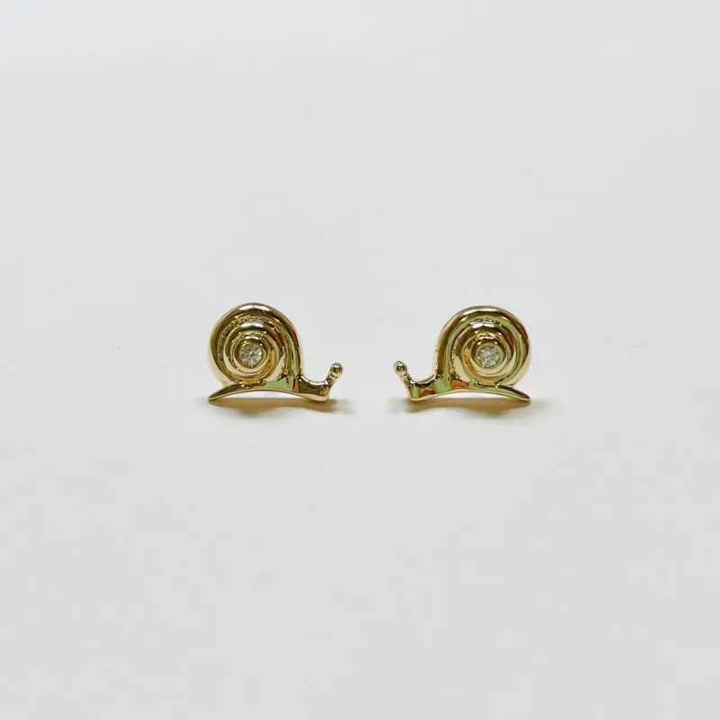 snail studs sold by Theodosia
