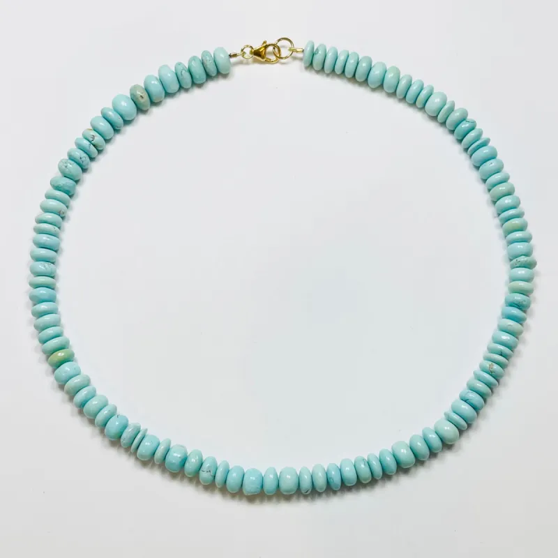 Tiffany blue turquoise candy necklace sold by Theodosia