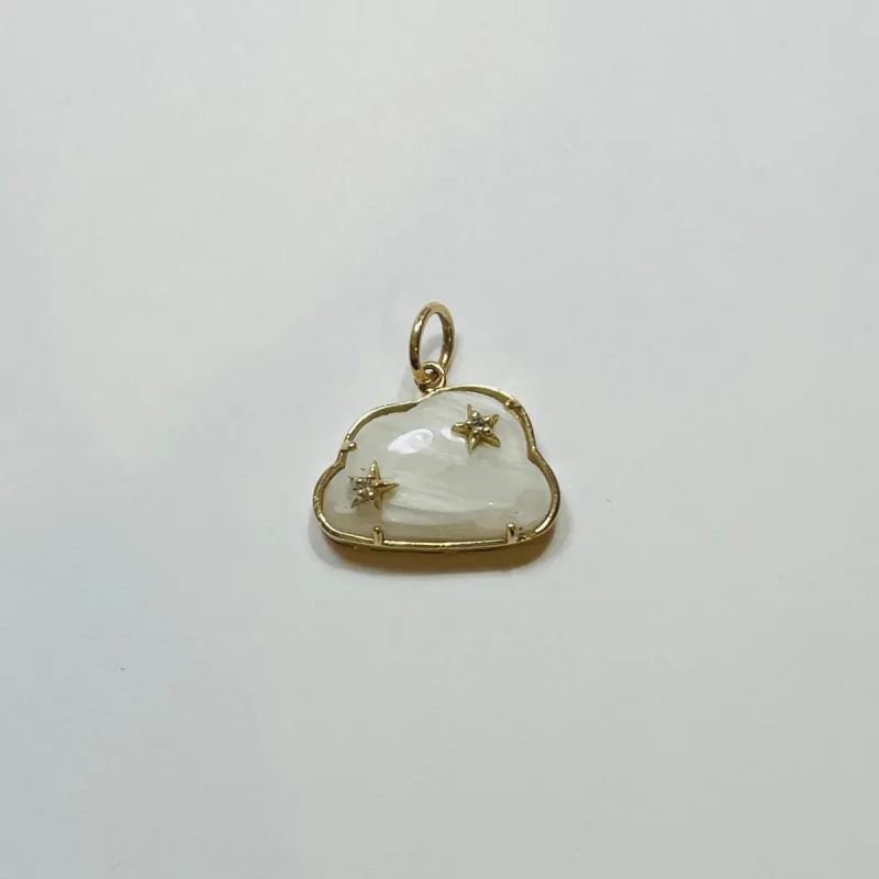 cloud pendant, quartz made by Theodosia