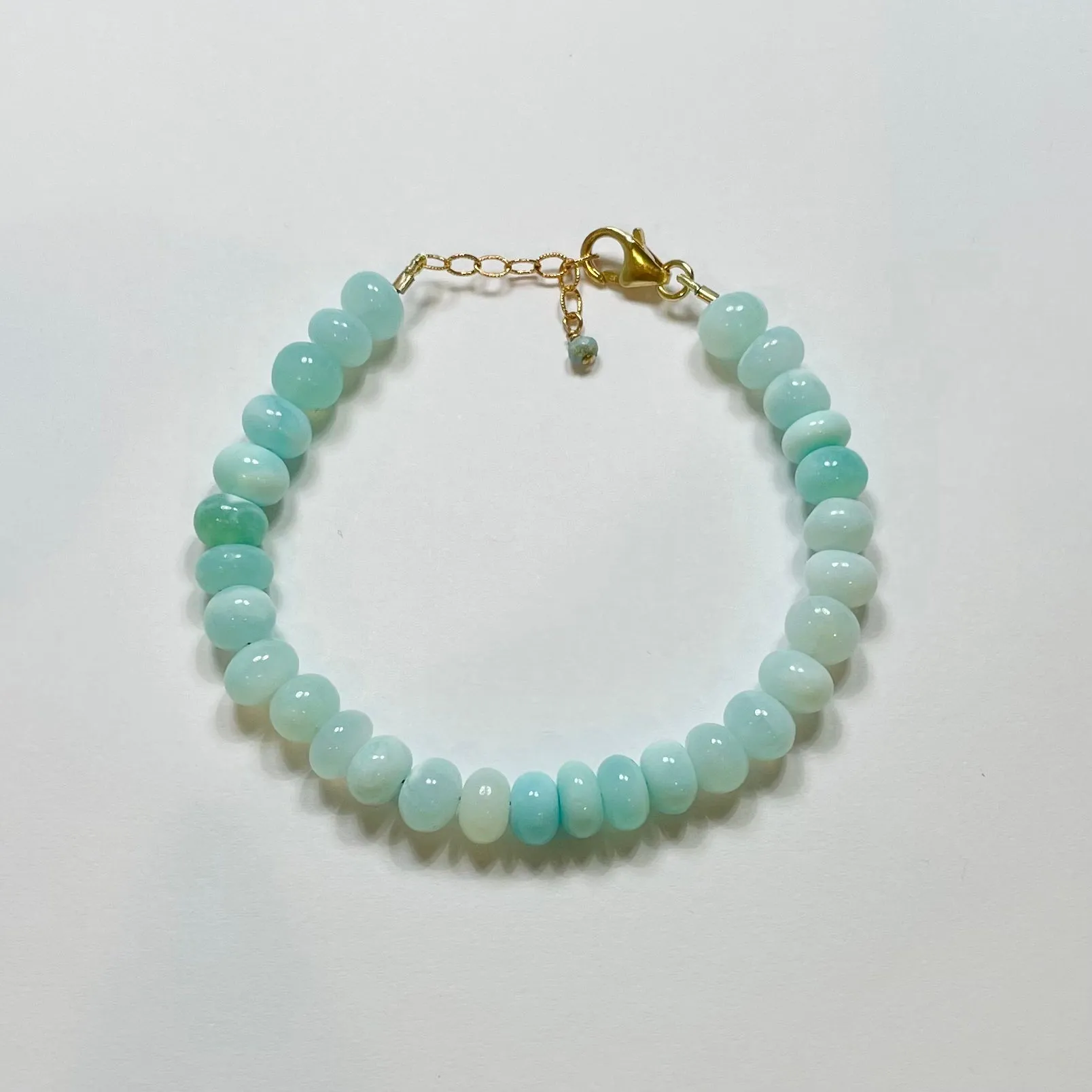 bright blue opal bracelet sold by Theodosia product image thumbnail 2