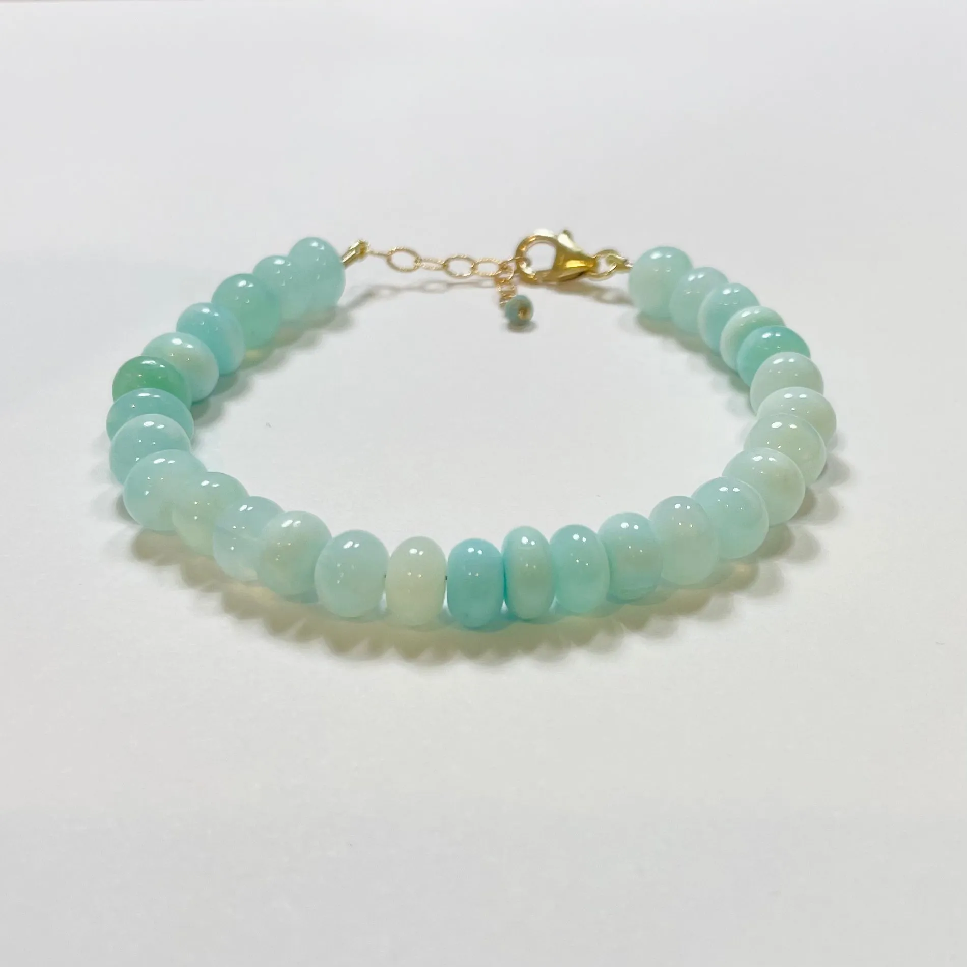 bright blue opal bracelet sold by Theodosia