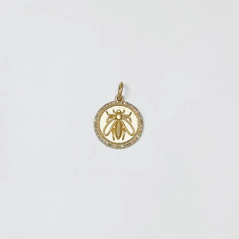 firefly coin pendant made by Theodosia