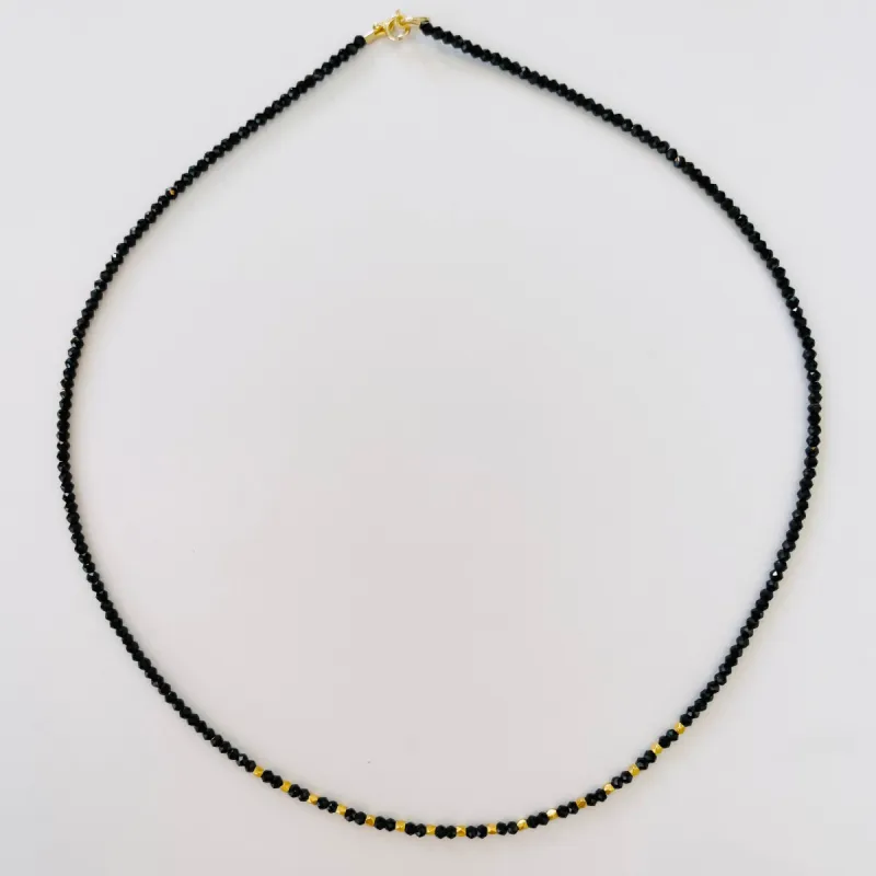 delicate gold nugget necklace sold by Theodosia