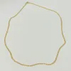 flat curb chain, 14 kt gold sold by Theodosia