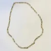 14k gold 12x4 mm paperclip chain sold by Theodosia