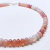 smooth pink opal candy necklace sold by Theodosia