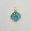 love birds turquoise pendant sold by Theodosia