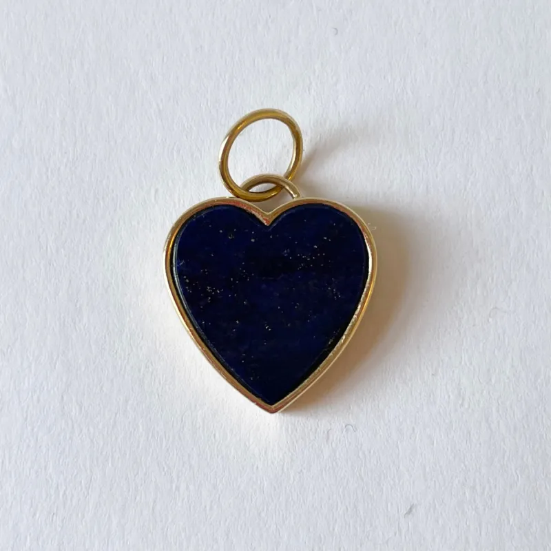 lapis heart pendant sold by Theodosia