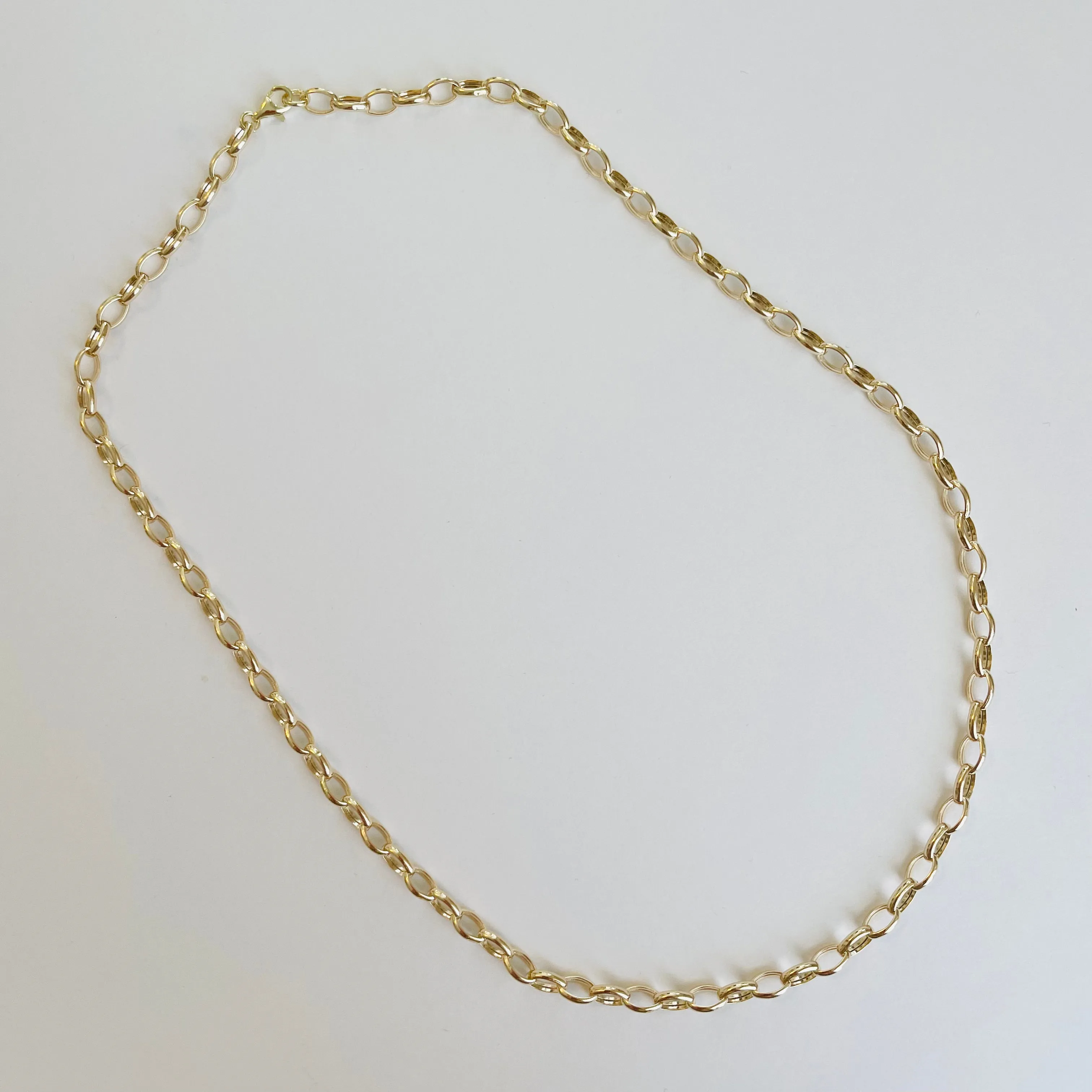 rolo chain, 14k gold sold by Theodosia