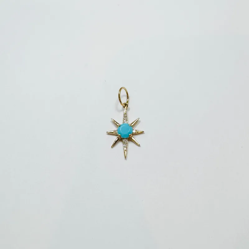turquoise starburst pendant sold by Theodosia