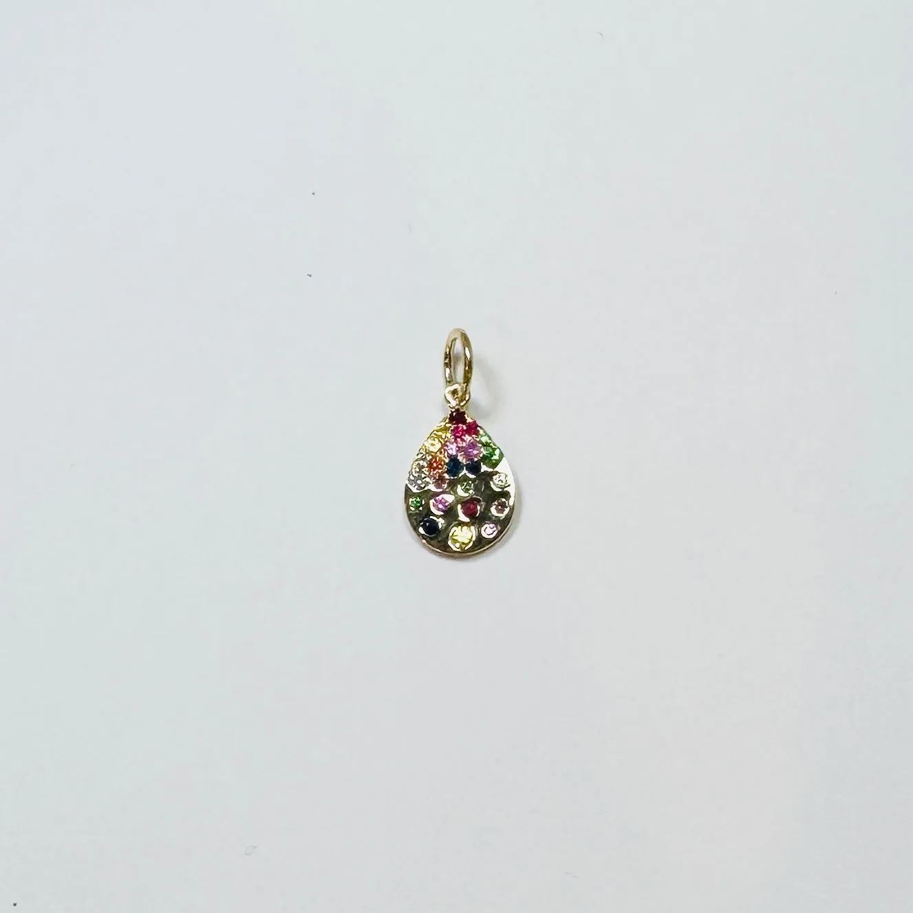 confetti teardrop pendant sold by Theodosia product image thumbnail 2