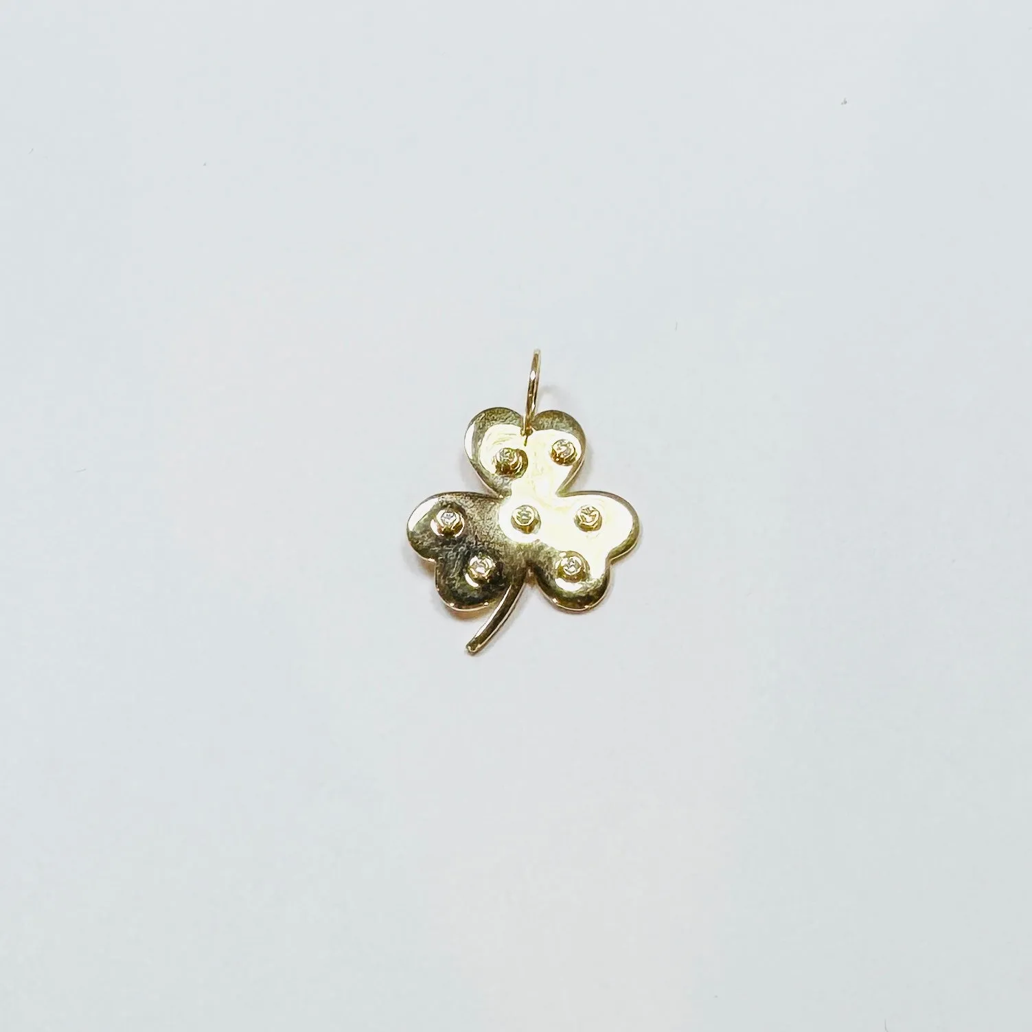 three leaf clover pendant sold by Theodosia
