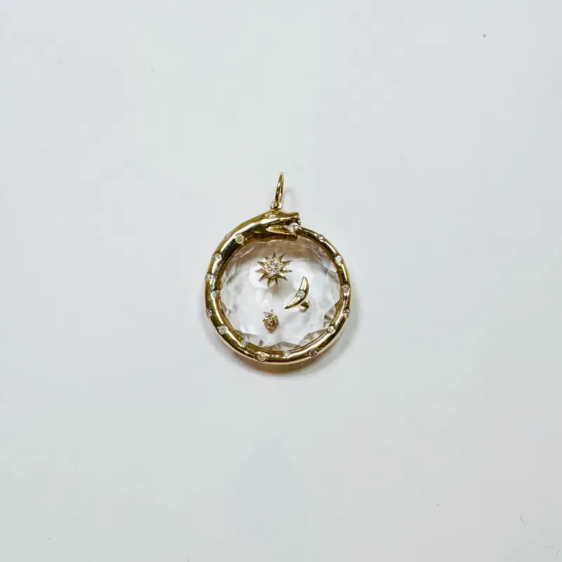 evil eye teardrop pendant sold by Theodosia