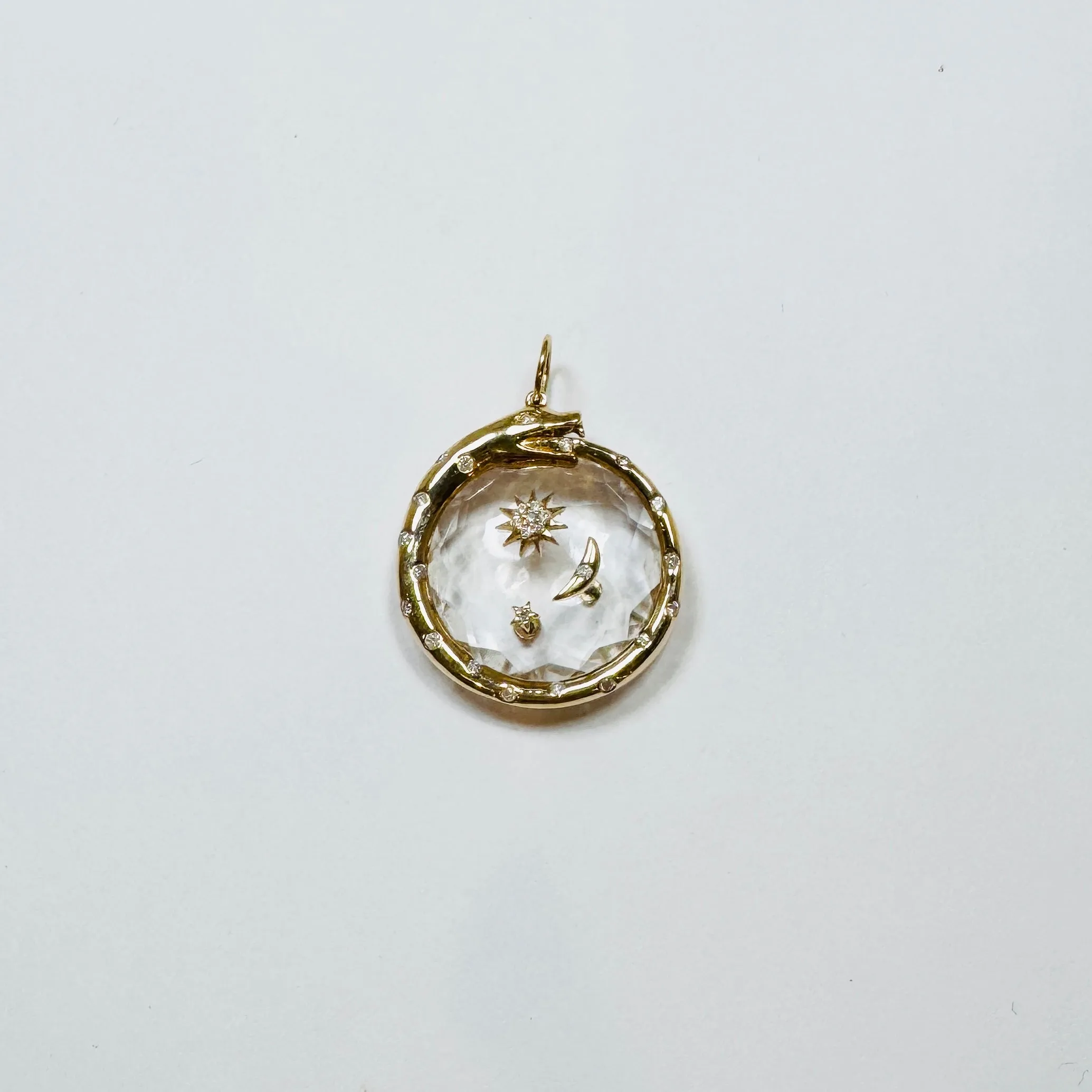 evil eye teardrop pendant sold by Theodosia