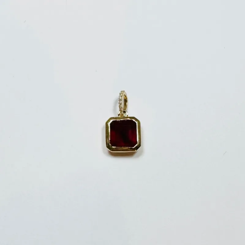 pillow set gemstone pendant sold by Theodosia