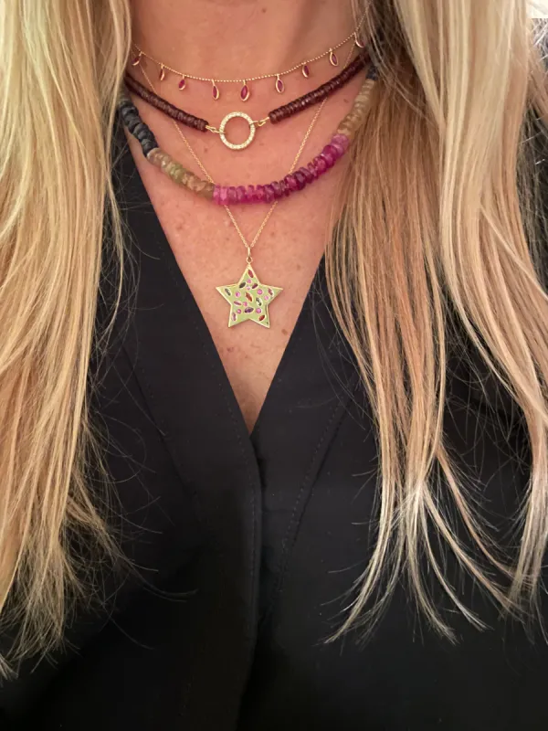 CUSTOMIZABLE garnet strand sold by Theodosia