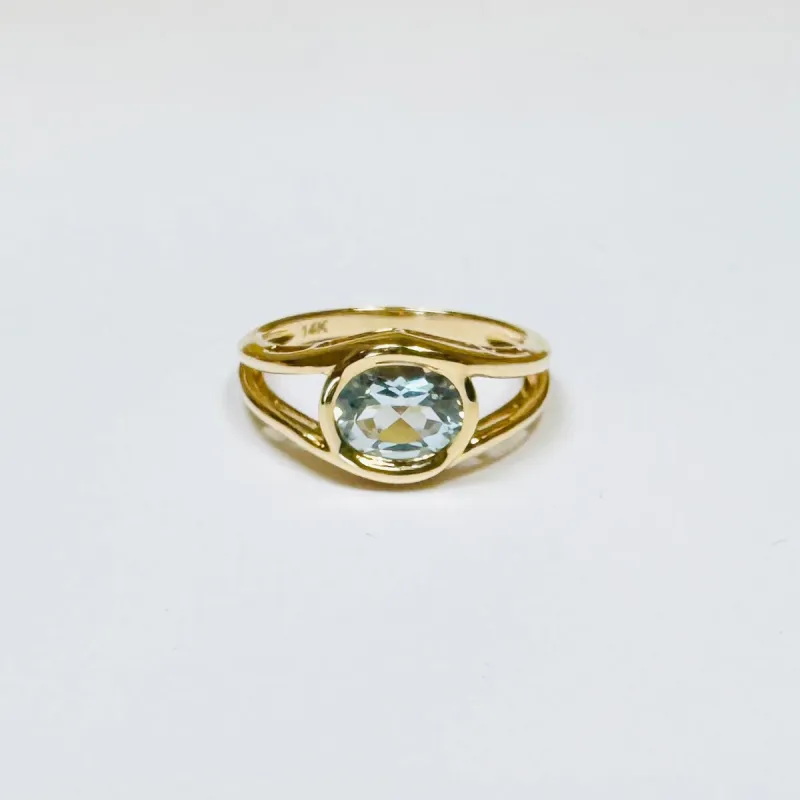 blue topaz ring sold by Theodosia