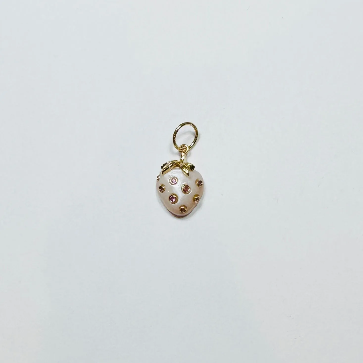 strawberry pendant sold by Theodosia