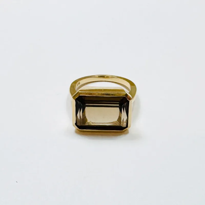 smokey topaz ring sold by Theodosia