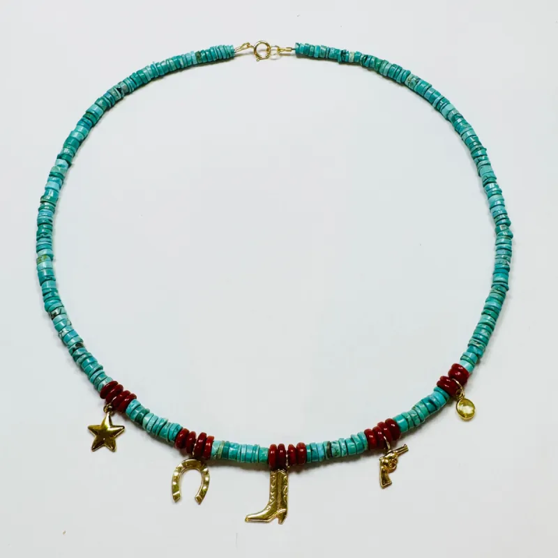 Round Top charm necklace sold by Theodosia