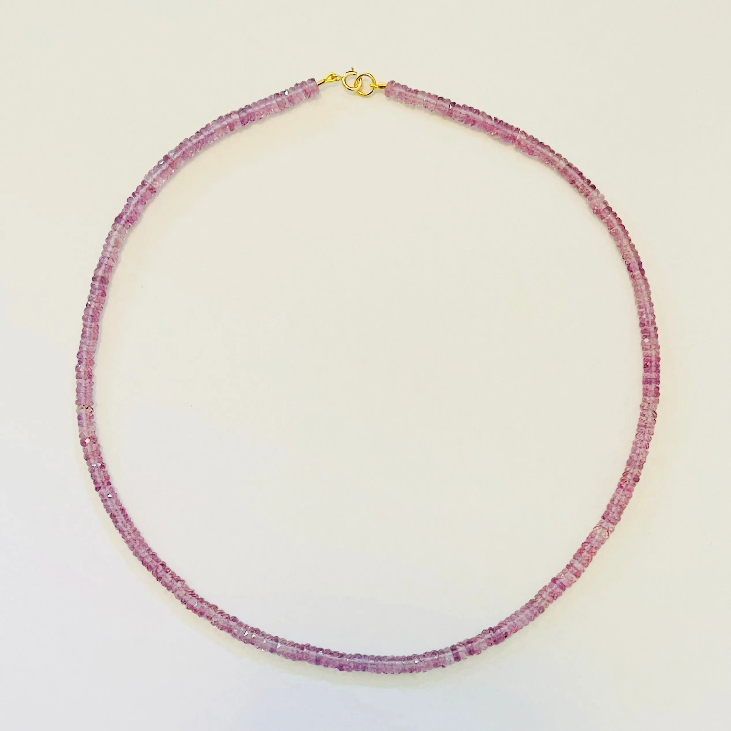 amethyst heishi necklace sold by Theodosia product image thumbnail 2