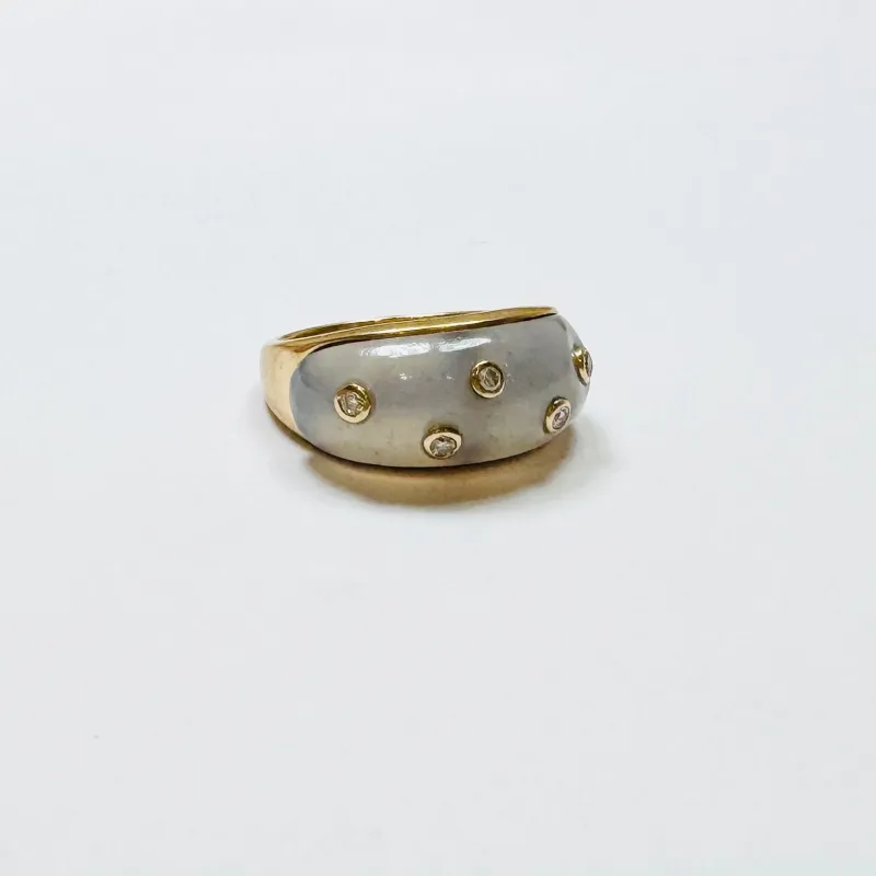 chalcedony dome ring sold by Theodosia