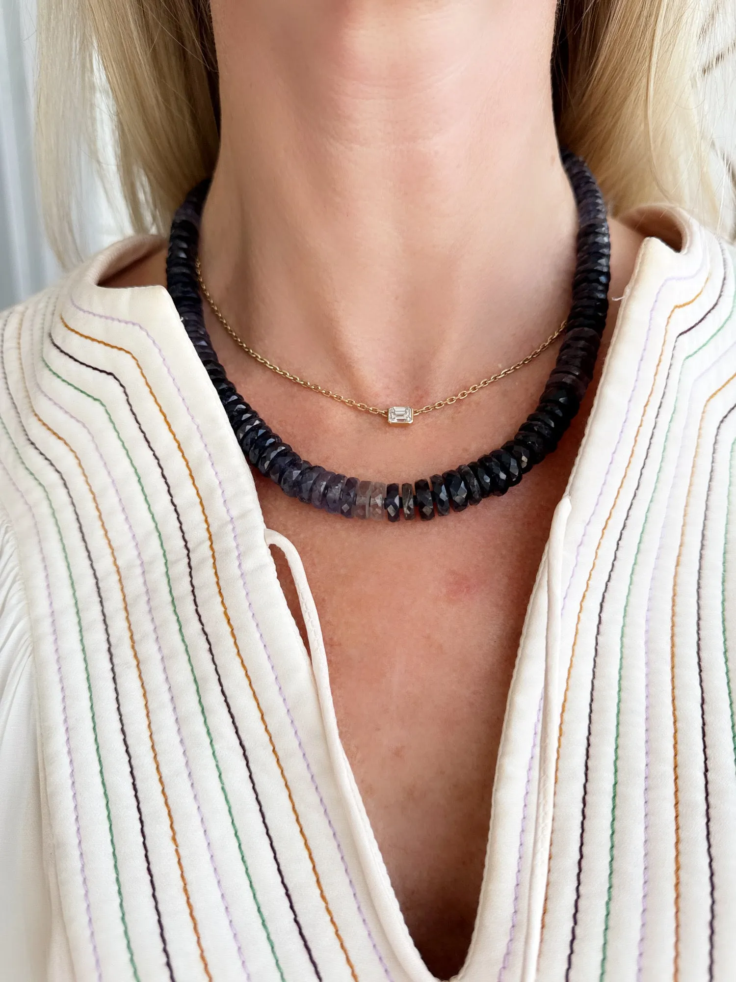 Iolite necklace sold by Theodosia product image thumbnail 2