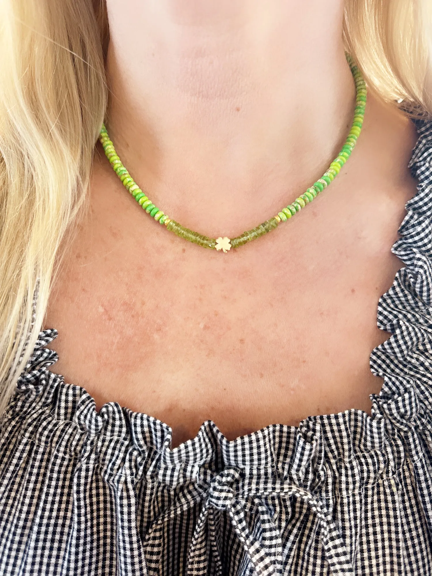 clover necklace sold by Theodosia product image thumbnail 2