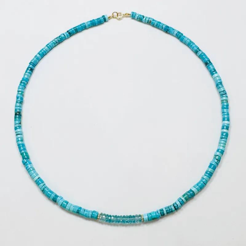 turquoise, apatite, and two diamond wheels sold by Theodosia