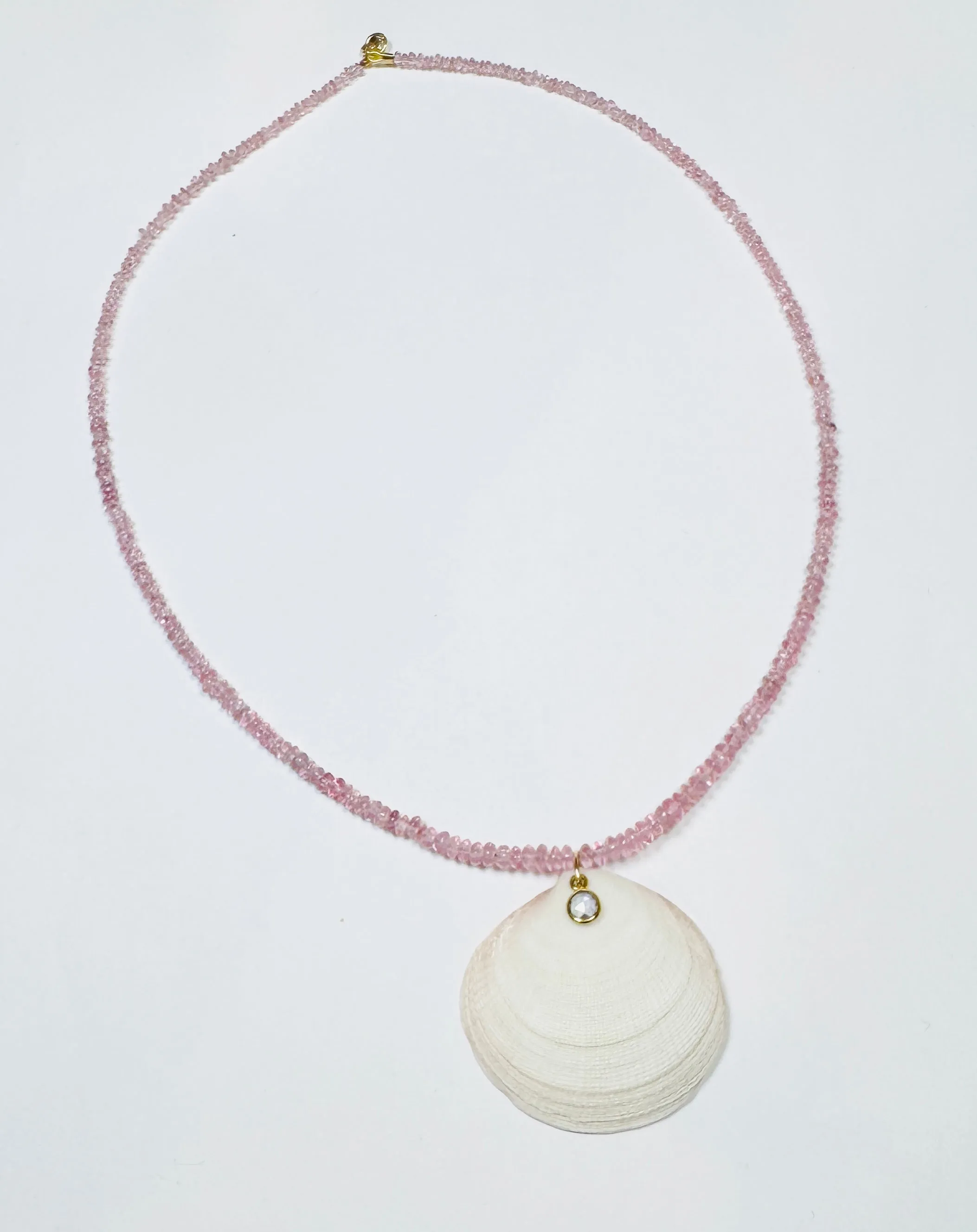 Bahamian clam shell necklace sold by Theodosia product image thumbnail 2