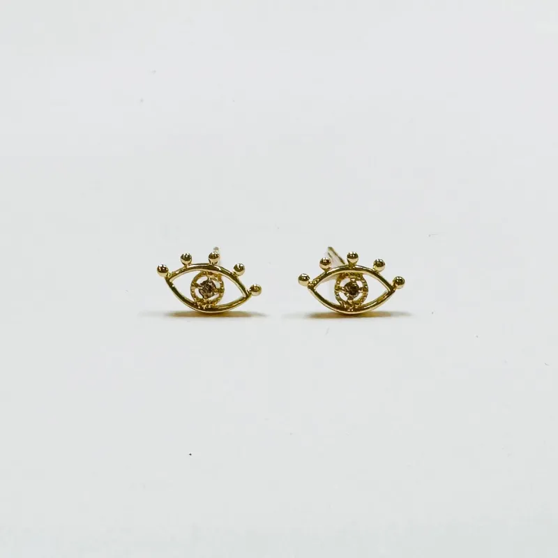 evil eye studs sold by Theodosia