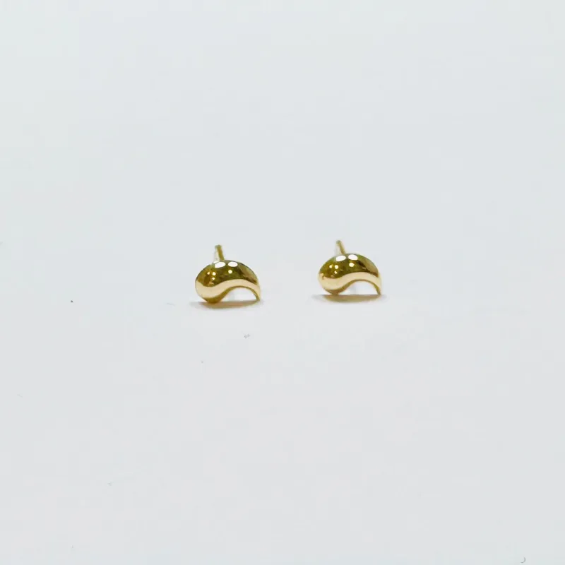 puffy teardrop studs sold by Theodosia