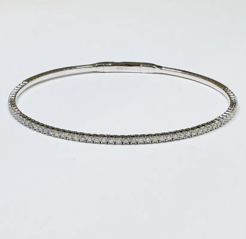 diamond flex bracelet, 1 ct, white gold sold by Theodosia