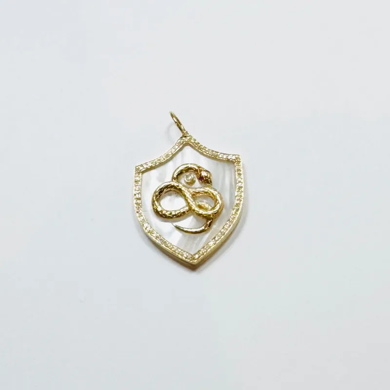 snake shield pendant sold by Theodosia