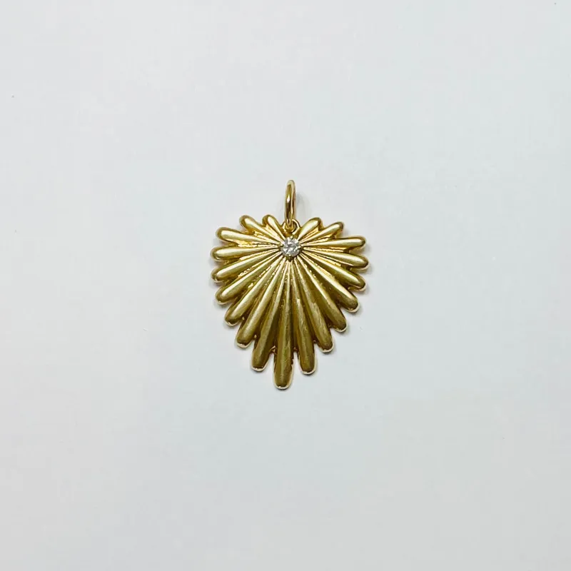 feather heart pendant sold by Theodosia