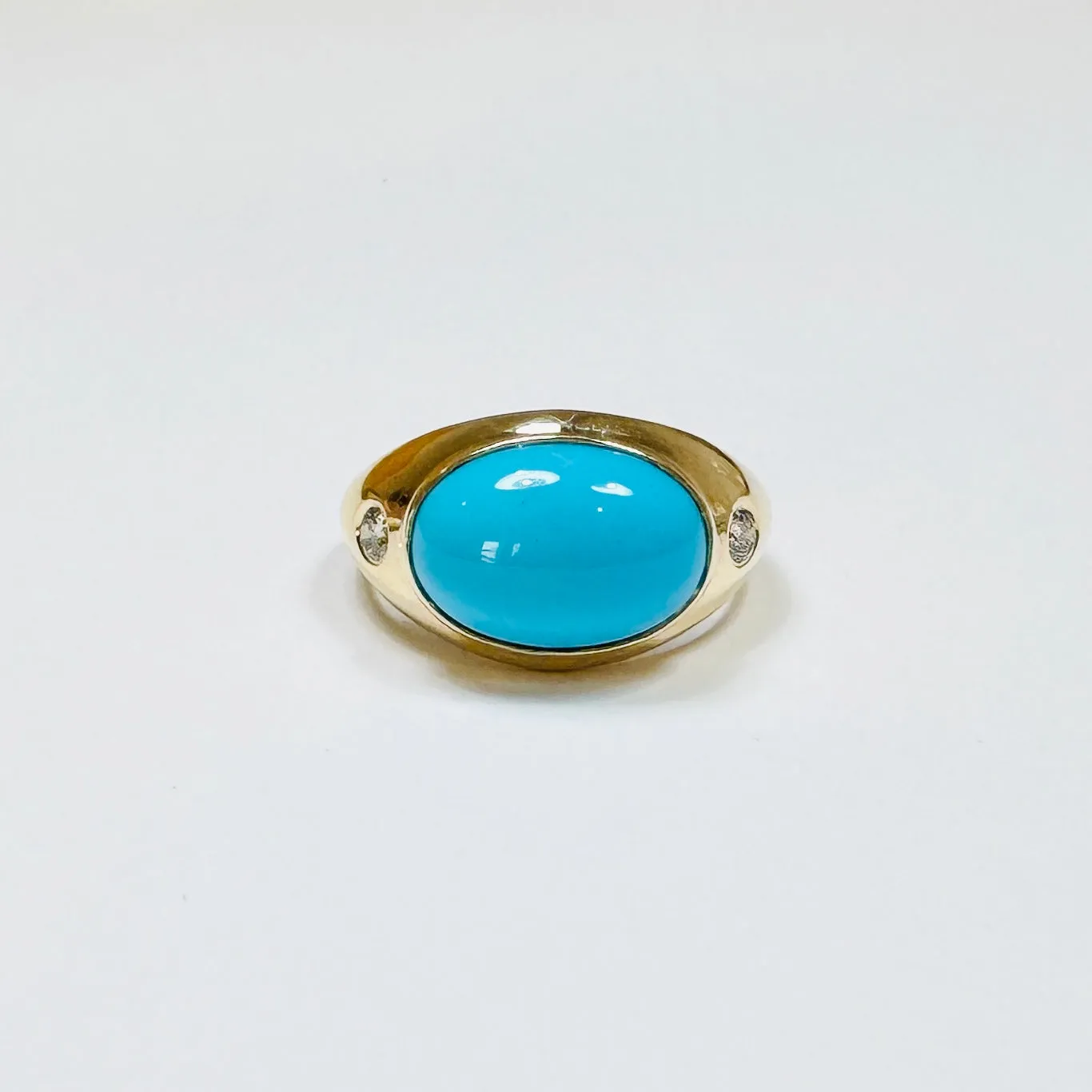 turquoise ring sold by Theodosia product image thumbnail 2
