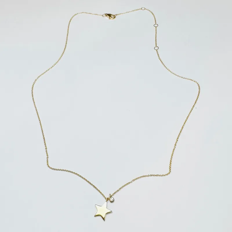 asymmetric star fringe necklace sold by Theodosia