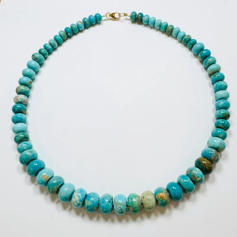 estate turquoise necklace sold by Theodosia